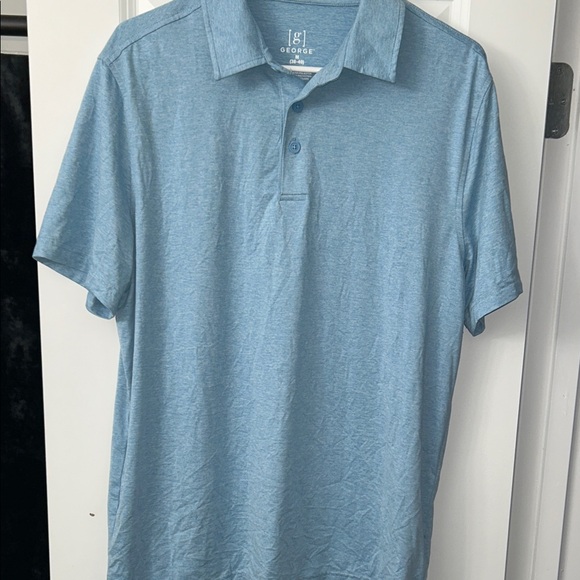 George Men's Light Blue Polo Shirt - Picture 1 of 3